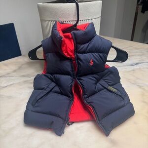 Gently worn boys Ralph Lauren/ puffer vest